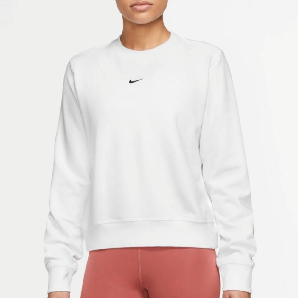 Nike Women's White Crew Neck Sweatshirt Size XS